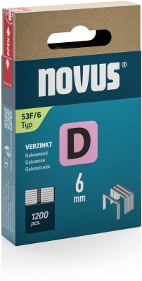 Capse Novus sarma plata, D tip 53F, 6 mm, 1200 buc/cutie